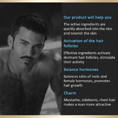 Picture of AICHUN BEAUTY Beard Oil Mustache Hair Pure Natural Nutrients Skin Cleansing Vitamins Grapefruit Seed Oil Ginger Andrea Hair 30ml