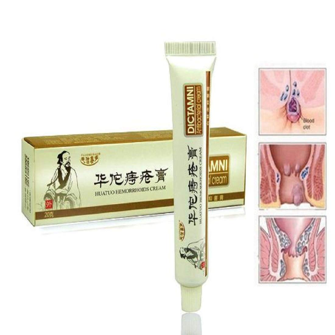 Picture of DICTAMNI Universalmart Dictamni Chinese Herbal Hemorrhoids Cream Piles