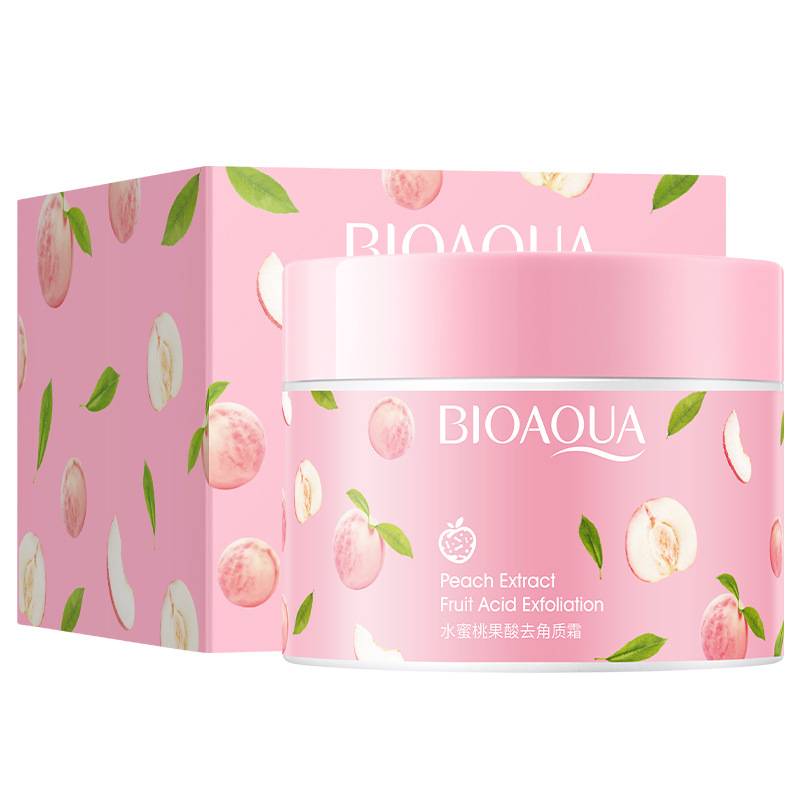 Picture of International BIOAQUA Peach Extract Fruit Acid Exfoliating Face Gel 140g