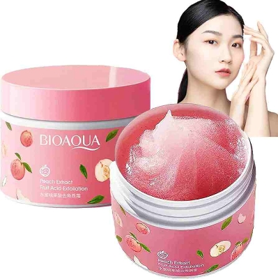 Picture of International BIOAQUA Peach Extract Fruit Acid Exfoliating Face Gel 140g