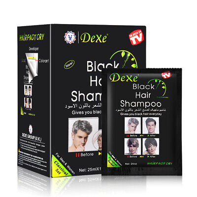 Picture of Natural Cream Dexe Black Hair Color Shampoo And Dye