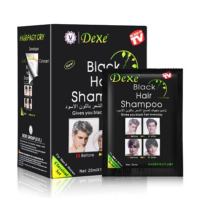 Picture of Natural Cream Dexe Black Hair Color Shampoo And Dye