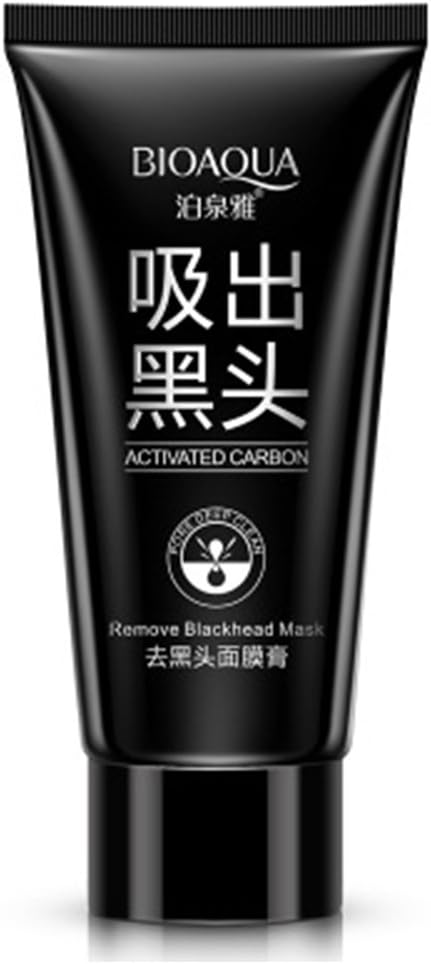 Picture of Bioaqua Black Mask Nose Acne Blackhead Remover Peel Mud Deep Cleaning Anti Aging Facial Mask,(2.11 oz)60g