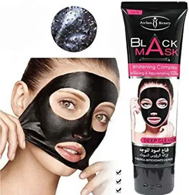 Picture of AICHUN BEAUTY Whitening Complex Black Mask Remove Blackhead Deep Cleansing Pilaten Blackhead Remover Purifying Peel Face Mask 120ml