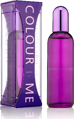 Picture of COLOUR ME Purple by Milton-Lloyd - Perfume for Women - Chypre Fruity Scent - Bergamot and Watermelon Notes - Blended with Rose, Patchouli, and Jasmine - for Elegant Ladies - 1.7 oz EDP Spray 100ml