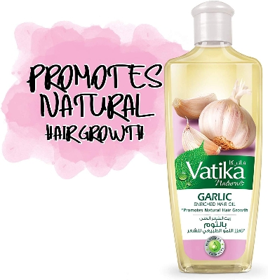 Picture of UAE product Hair care Vatika Dabur Garlic Enriched Hair Oil For Hair Growth (300 Ml)