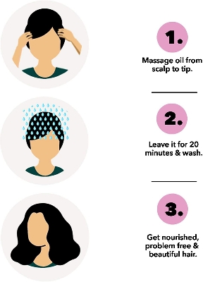 Picture of UAE product Hair care Vatika Dabur Garlic Enriched Hair Oil For Hair Growth (300 Ml)