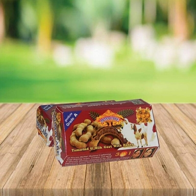 Picture of M.MACARE Tamarind and Milk Goat with Honey Fairness Herbal Soap 80 g