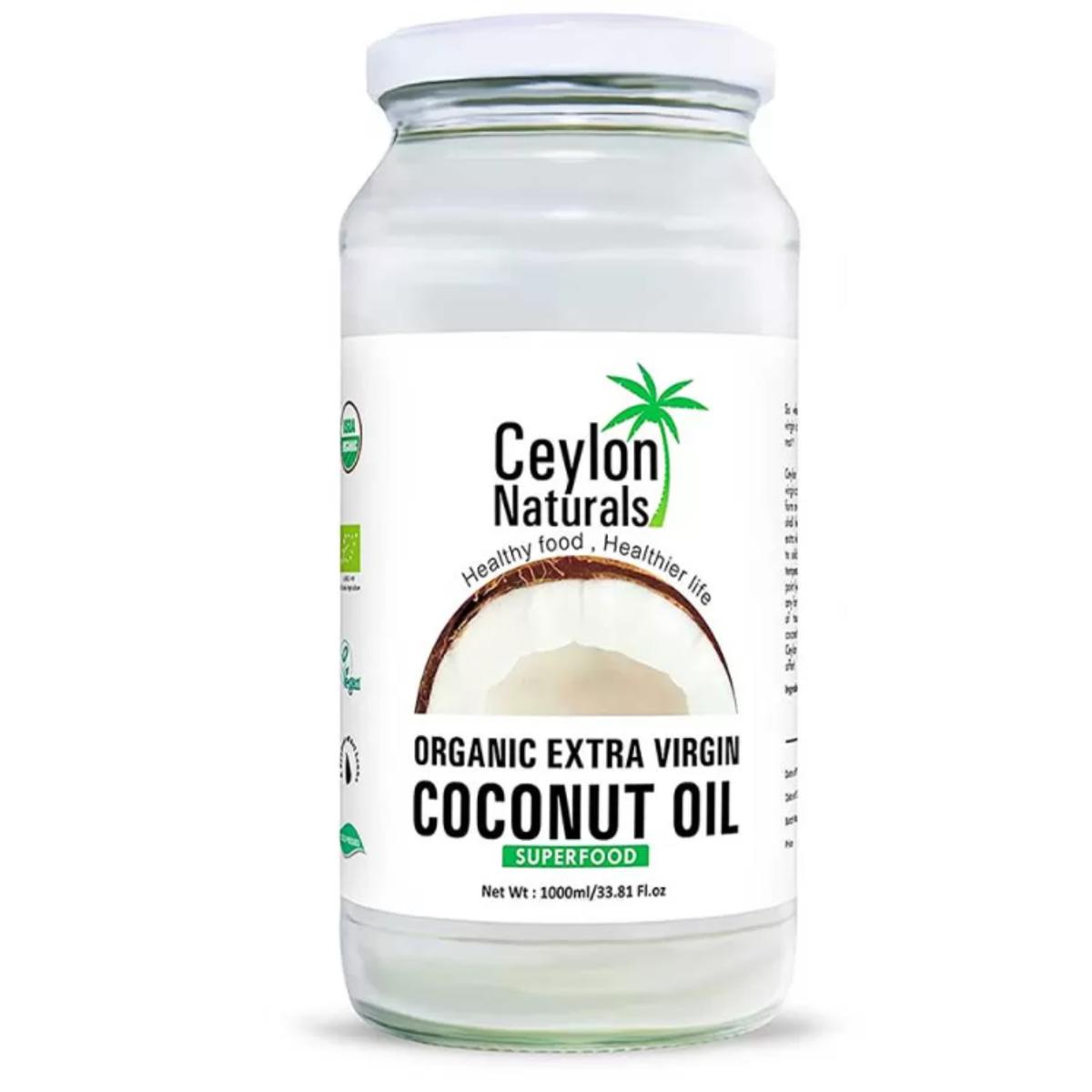 Picture of Ceylon Naturals Organic Extra Virgin Coconut Oil 1000 ml