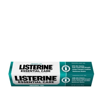 Picture of Listerine Essential Care Fluoride Toothpaste Gel-Mint, 4.2 Ounce 119 g (Pack of 1)