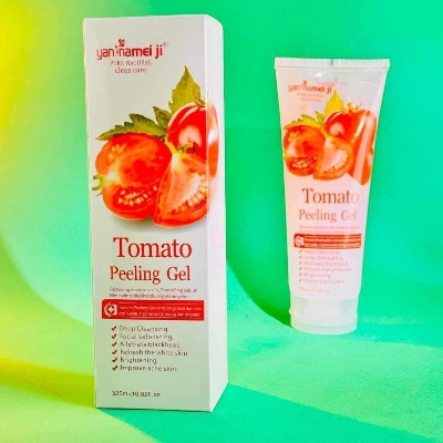 Picture of Tomato Peeling Gel | ISO Approved | 100% Authentic | Brightening Face & Body Exfoliating Gel 320 ml