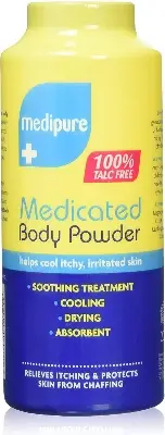Picture of Medipure Unisex Medicated Soothing Body Powder for Itchy, Irritated Skin-200g New
