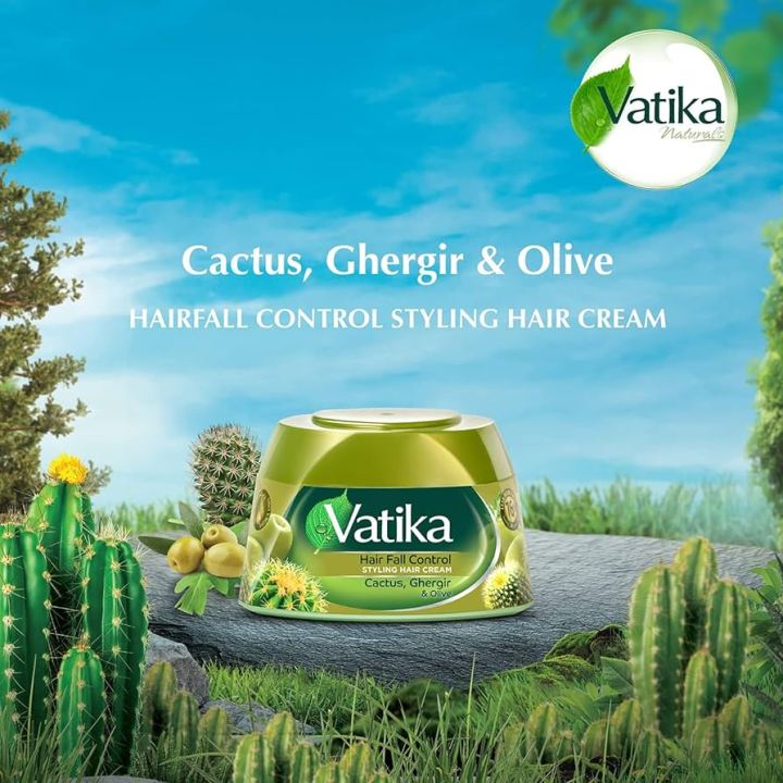 Picture of Vatika Olive Hair Fall Control Styling Hair Cream Size: 140ml