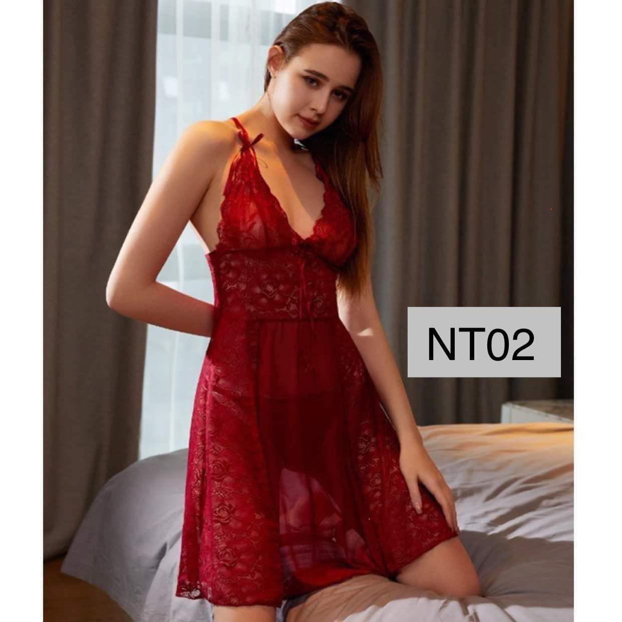 Picture of Women’s Chemises Sexy Lace Mini Babydoll Night Dress