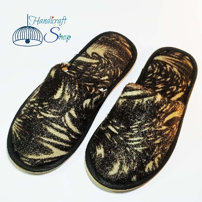 Picture of Wool painted Room Slipper for men and women botha Floor slipper House Slipper