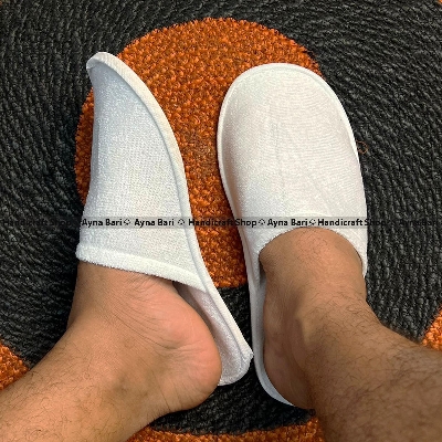 Picture of Room Slipper | Winter Slipper | Flore Slipper | RSP White [i] | Cotton Slipper | Slipper For Boys and Girls