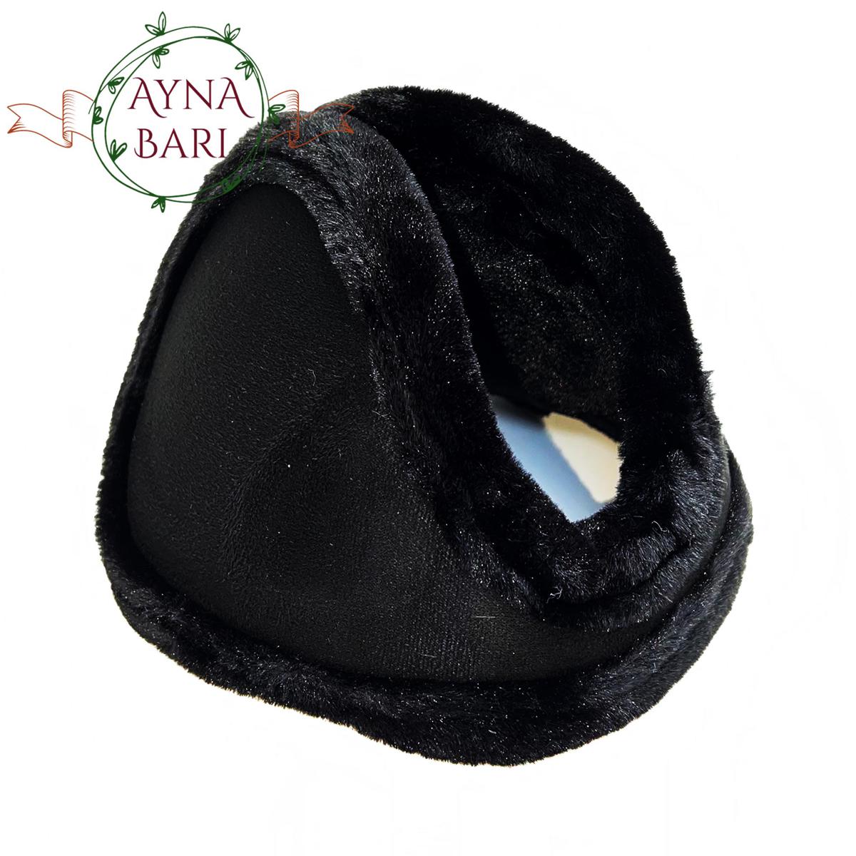 Picture of Winter Ear Muffs for Man And Woman  Foldable Earmuffs Ear Warmers Adjustable Knit Furry Fleece Ear Covers