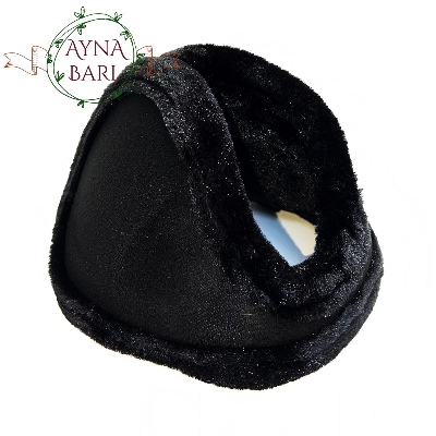 Picture of Winter Ear Muffs for Man And Woman  Foldable Earmuffs Ear Warmers Adjustable Knit Furry Fleece Ear Covers