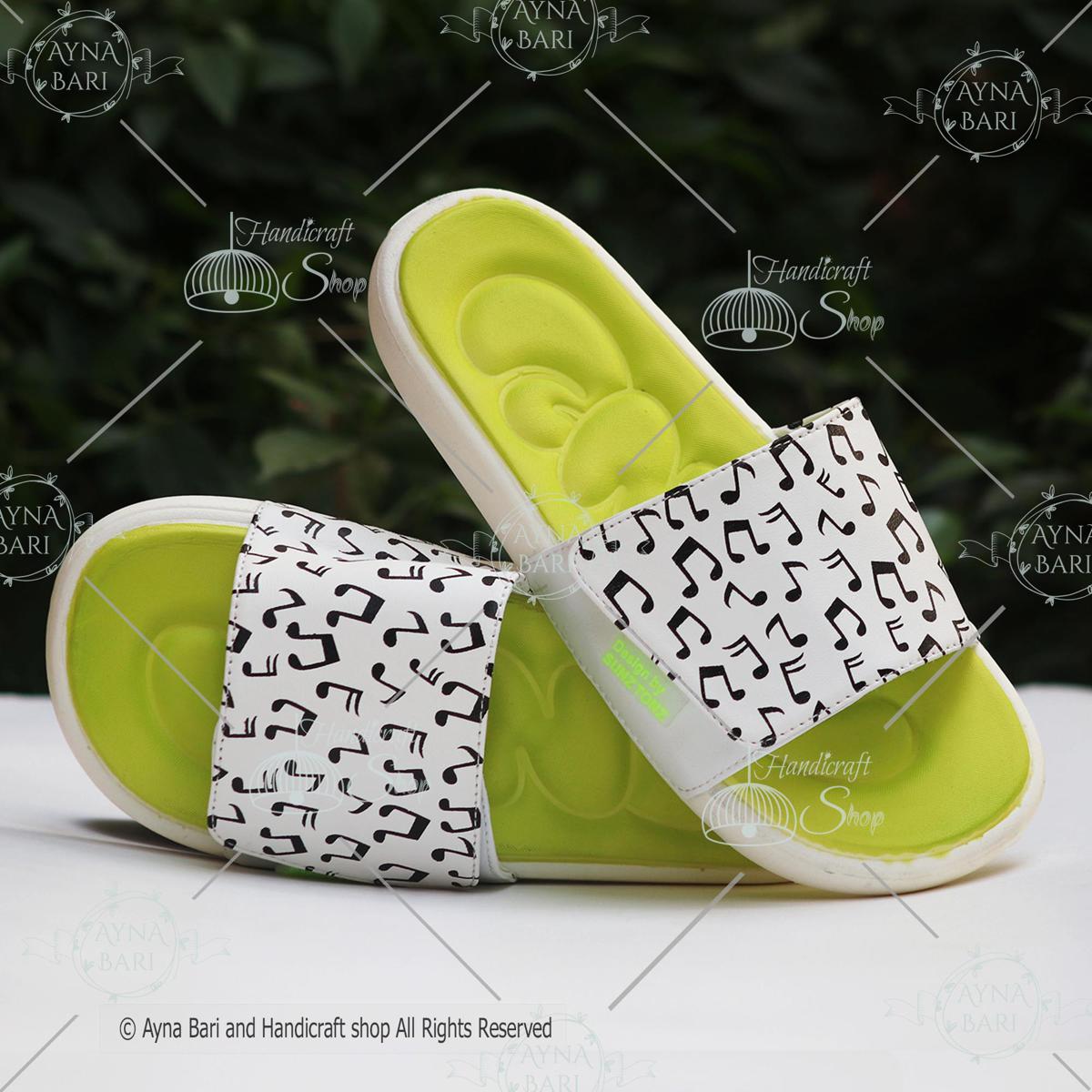 Picture of Indispensable -New Collection Slides Slipper Music |''| Slides High Quality Light Weight Slides Slippers Sandals Handicraft Shop- Innovative