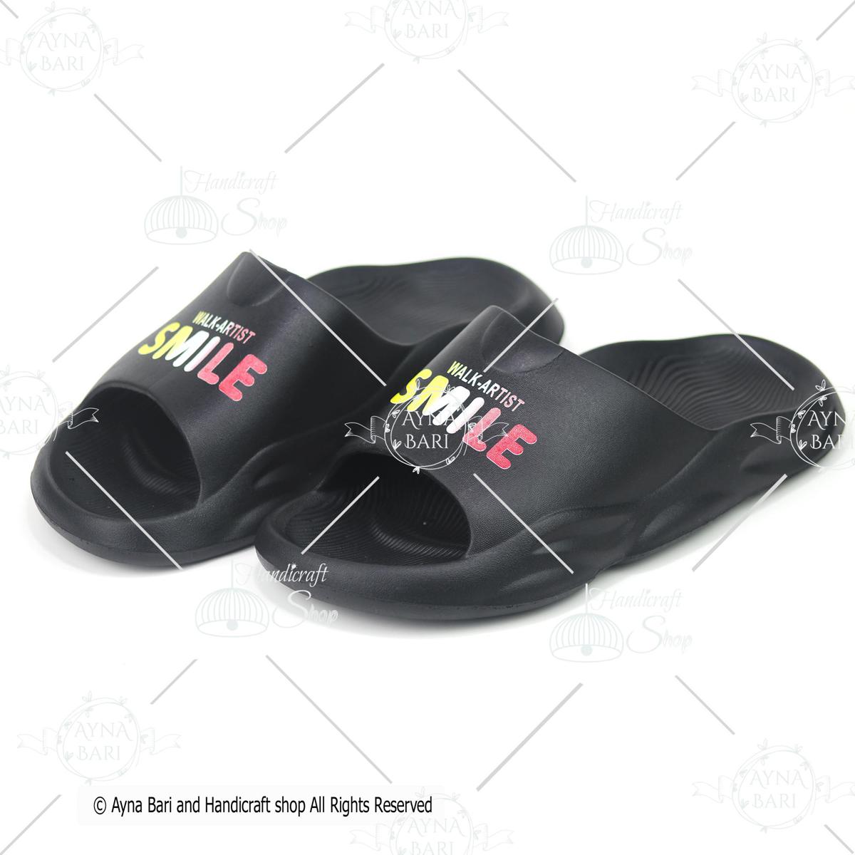 Picture of New Classic Fashionable Yeezy Smile Slide Slippers for Boys and Girls  Designer Slipper Shoe  Slides for man  Slides for girls  Painted Slides  House Slipper  Room Slipper NEW Slides [Handicraft Shop]