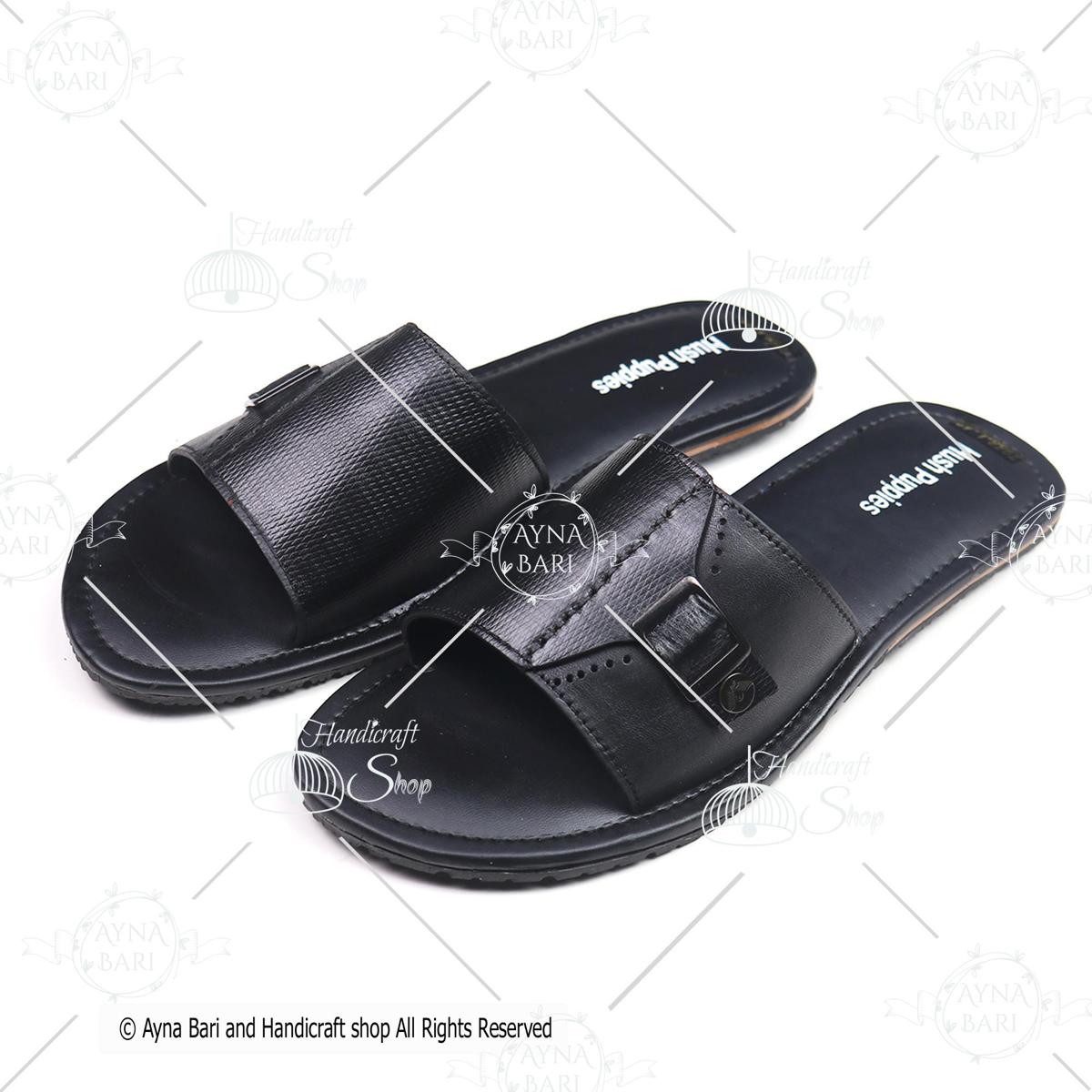 Picture of New Eid Collection Slipper | HushPppies Chapple slipper | belt Slipper sandal for man | Panjabi's Slipper Sandal for man slipper sandal | Handicraft Shop |
