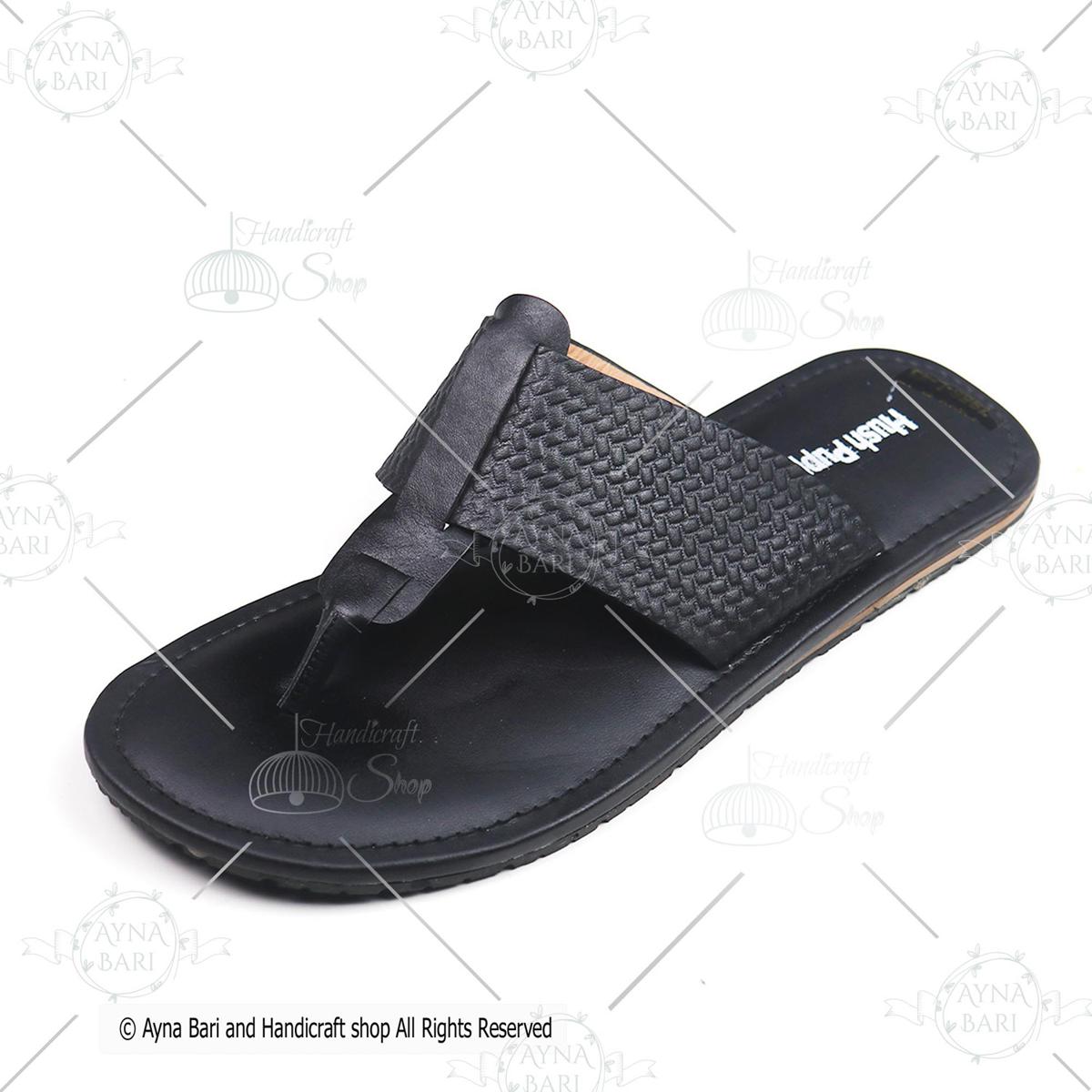 Picture of New Eid Collection Slipper | HushPppies Chapple slipper | belt Slipper sandal for man | Panjabi's Slipper Sandal for man slipper sandal | Handicraft Shop |