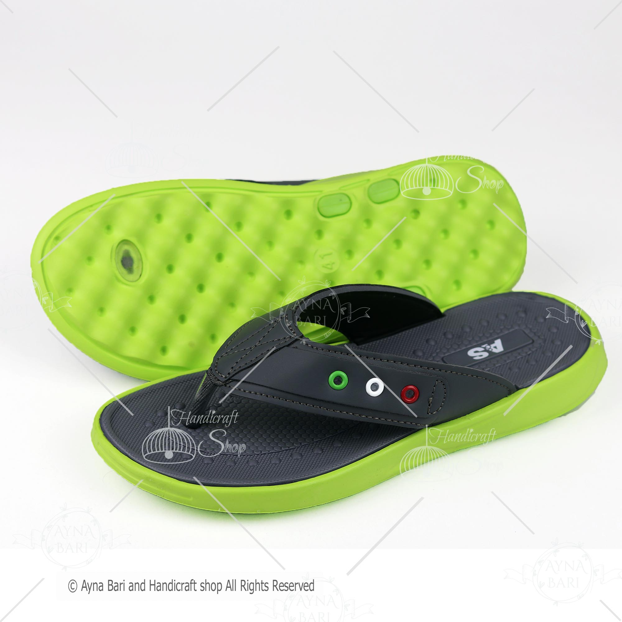 Picture of 2belt Slipper Sandals for Men Light Weight spongy AS DRAGON Slides Top new Collection High sole High Quality