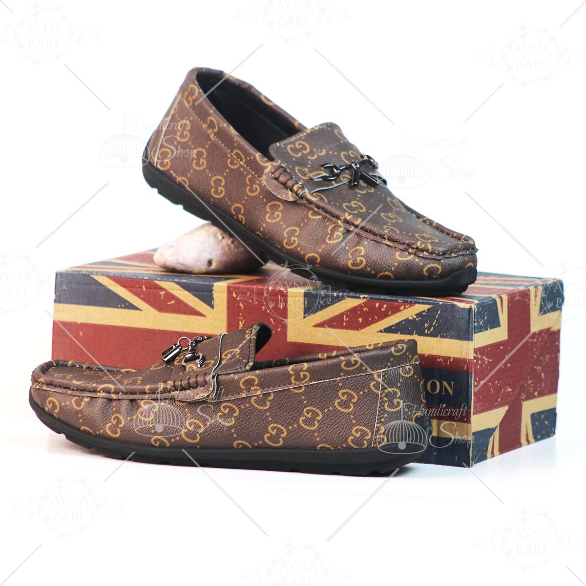 Picture of Loafers For Men Slip on Casual | GUCCIi | Fashion Artificial Leather Loafers Shoes Inner sole Loafer | Handicraft Shop