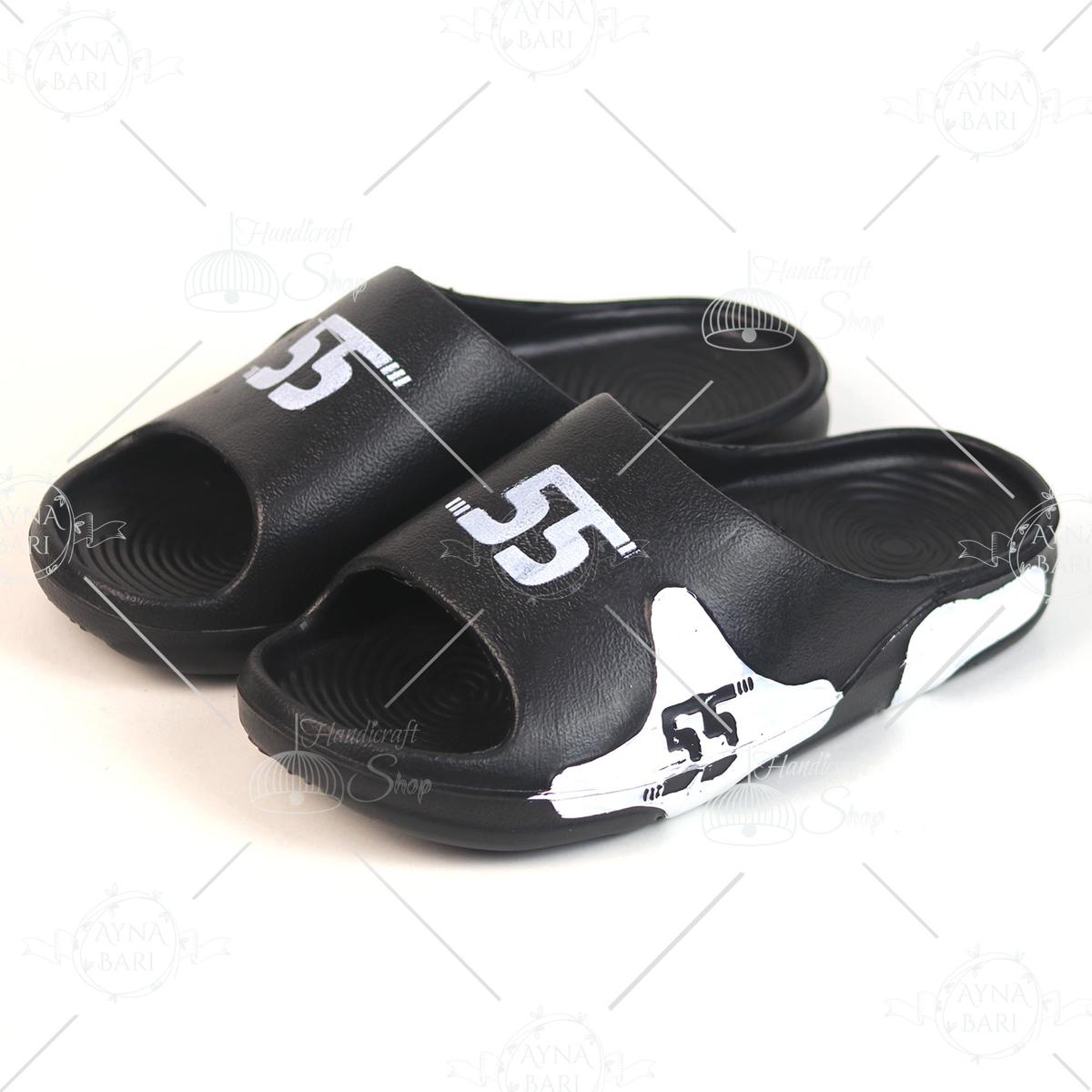 Picture of New Classic Fashionable Yeezy Slide 55 Slippers for Boys and Girls  Designer Slipper Shoe  Slides for man  Slides for girls  Painted Slides  House Slipper  Room Slipper NEW Slides  [Handicraft Shop]