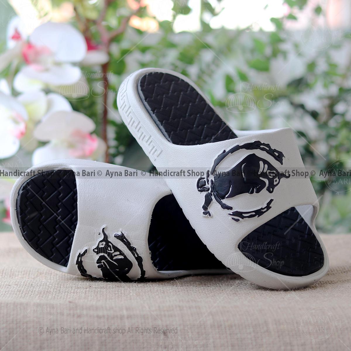 Picture of Slides for Boys | Slides Slipper |BULL | Full Rubber Plastic Slides for Boys and Girls Shoe [Handicraft Shop]