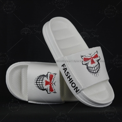 Picture of New Classic Fashionable VOYAGE | Color Punch | Summer Time  Slide Slippers for Boys and Girls | Designer Slipper Shoe | Slides for man | Slides for girls | Painted Slides | Yeezy Slide | House Slipper | Room Slipper | Unisex shoe Slides | Handicraft Shop