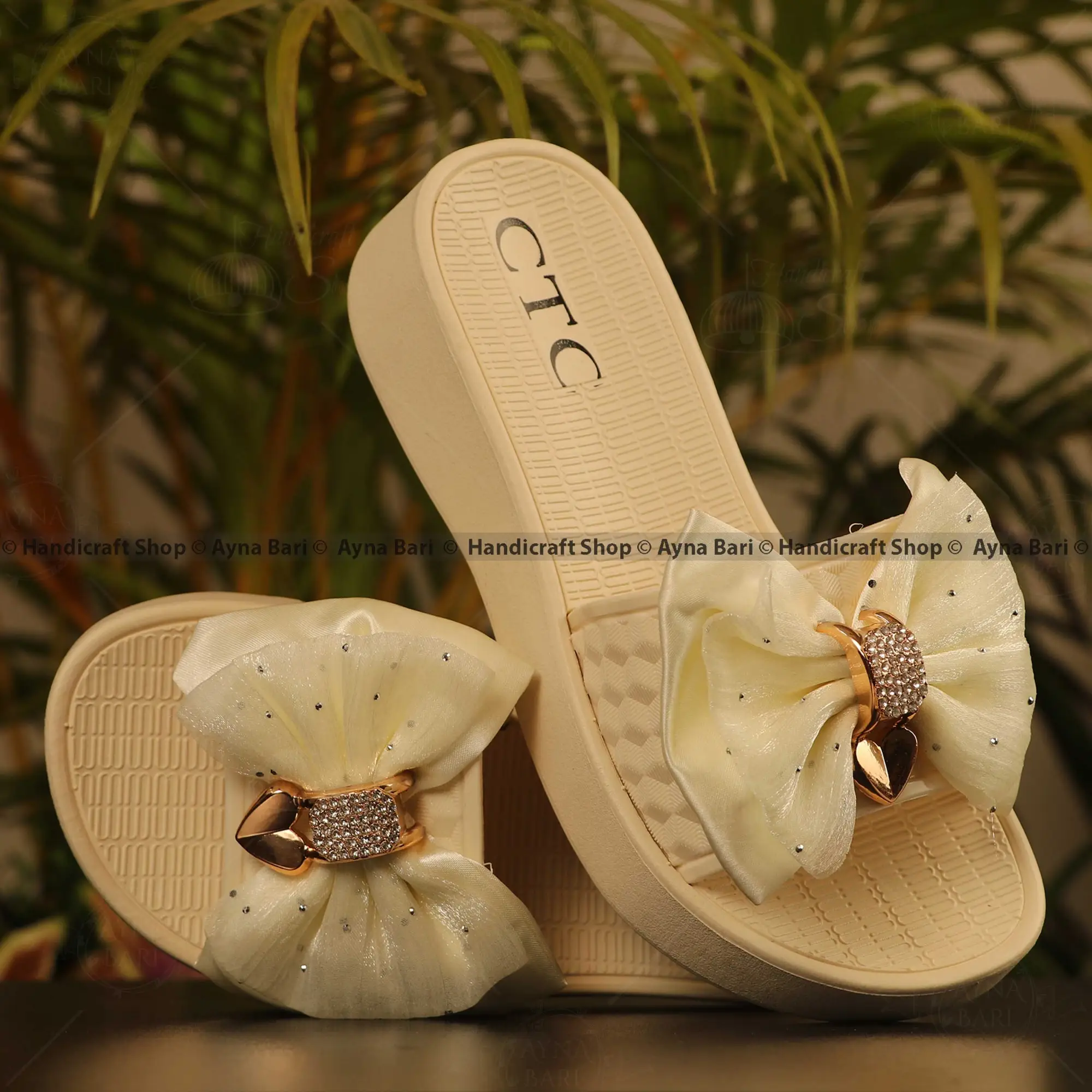 Picture of Women's Sandal Flat Heel Women Sandals Shoes 2320 & 2310 Girls shoe  Girls Sandal  Bow Style  Girls Slipper Slides Chains sandal for girls  Handicraft Shop - Shoe For Women