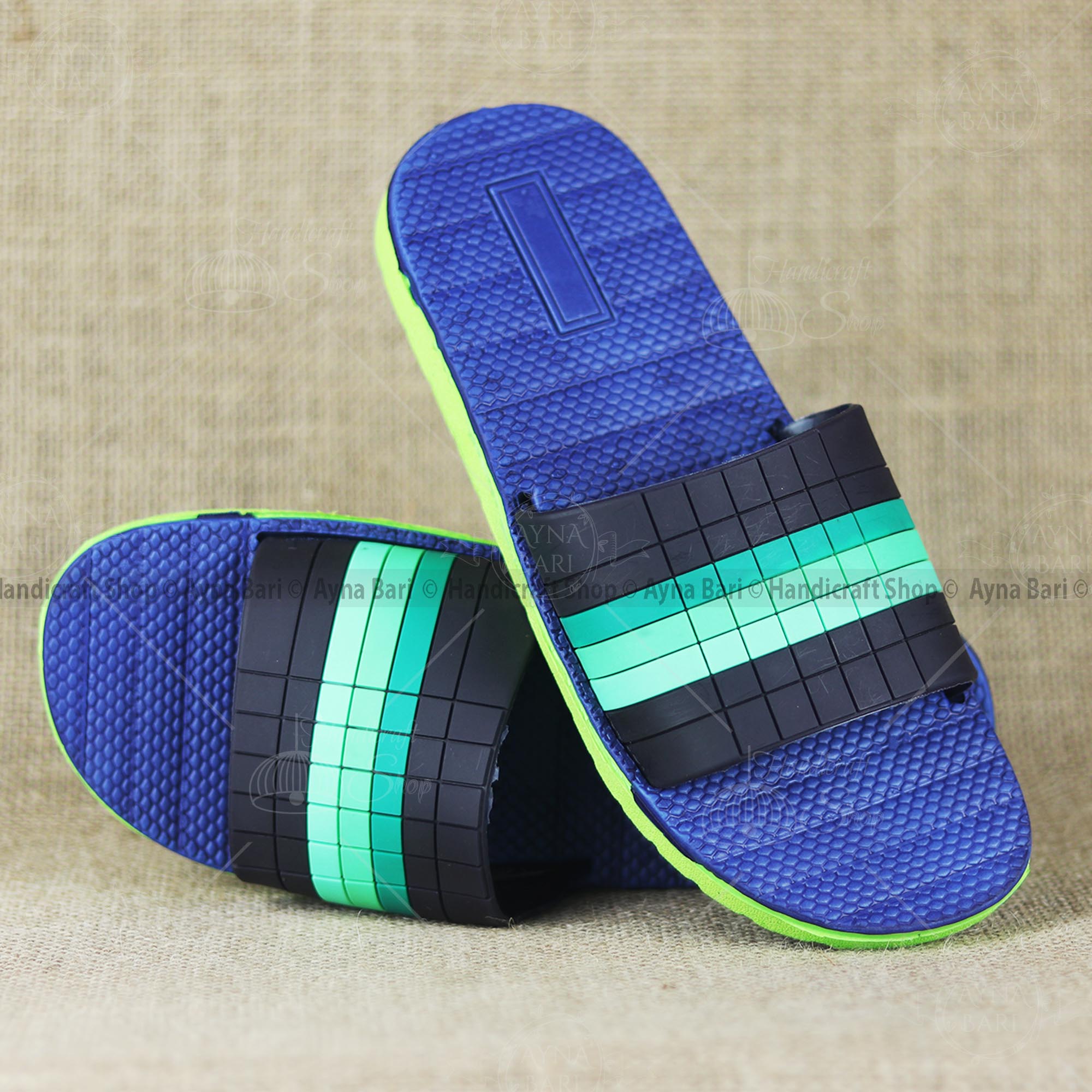 Picture of New Collection Slides Super Soft and light weight Anti-slip Bath Sandals Massage slipper Shoe for Man Slides for Man Handicraft Shop