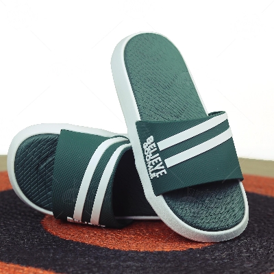 Picture of Slides for Boys and Girls BELIEVE GooMiE slides Light weight slides screen print Made In Chain Shoe for man Shoe for woman |