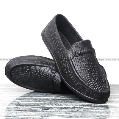Picture of New Collection Slip on Loafer for Men | Kohinoor R-102 | Waterproof shoe Rain Shoe Full Rubber Shoe for Man Loafer for boys | Handicraft Shopoo