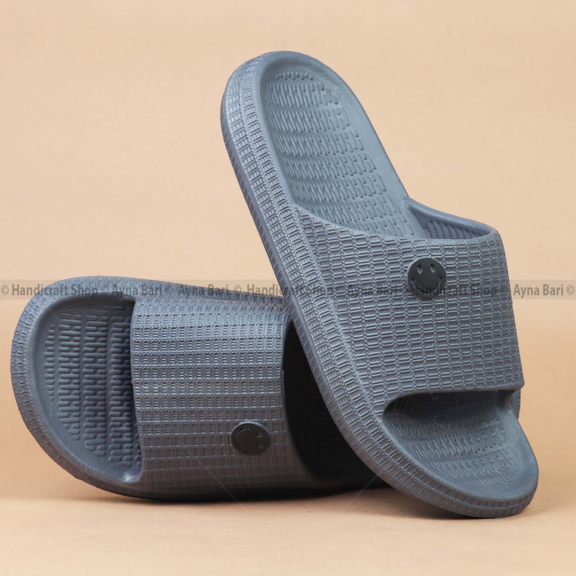 Picture of Slides for Men Slipper for boys | Sahara E-532 |  Slides for boys slipper sandal Light weight Smiley slides