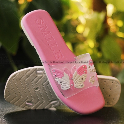 Picture of Slipper sandal for girls | Butterfly P.R.I - 109 | sandal for woman shoe for woman flat sandal slipper for girls.