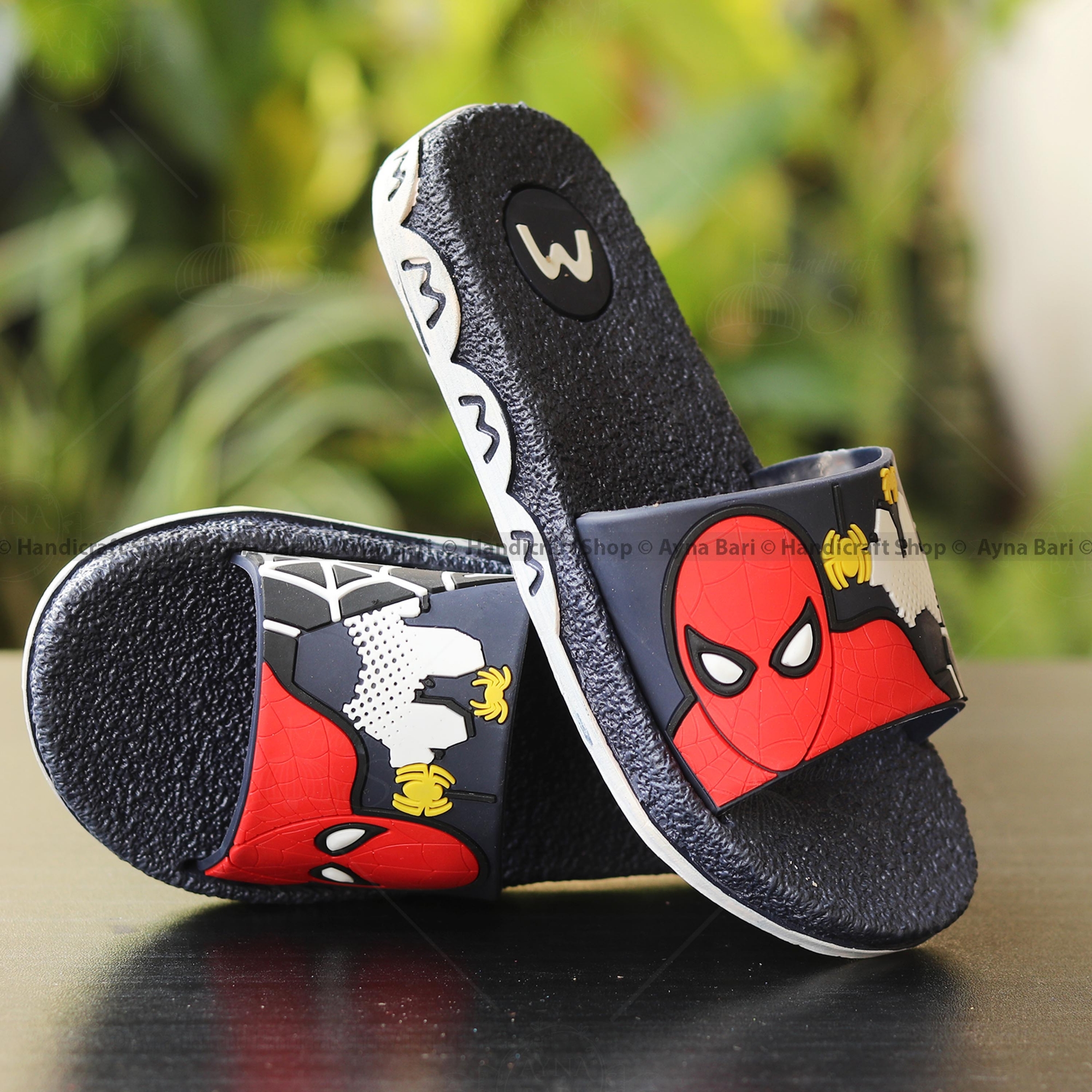Picture of Slides for Child | Spiderman- 938 | Shipper for boys sandal for kids room slipper summer Slipper  3D Printed