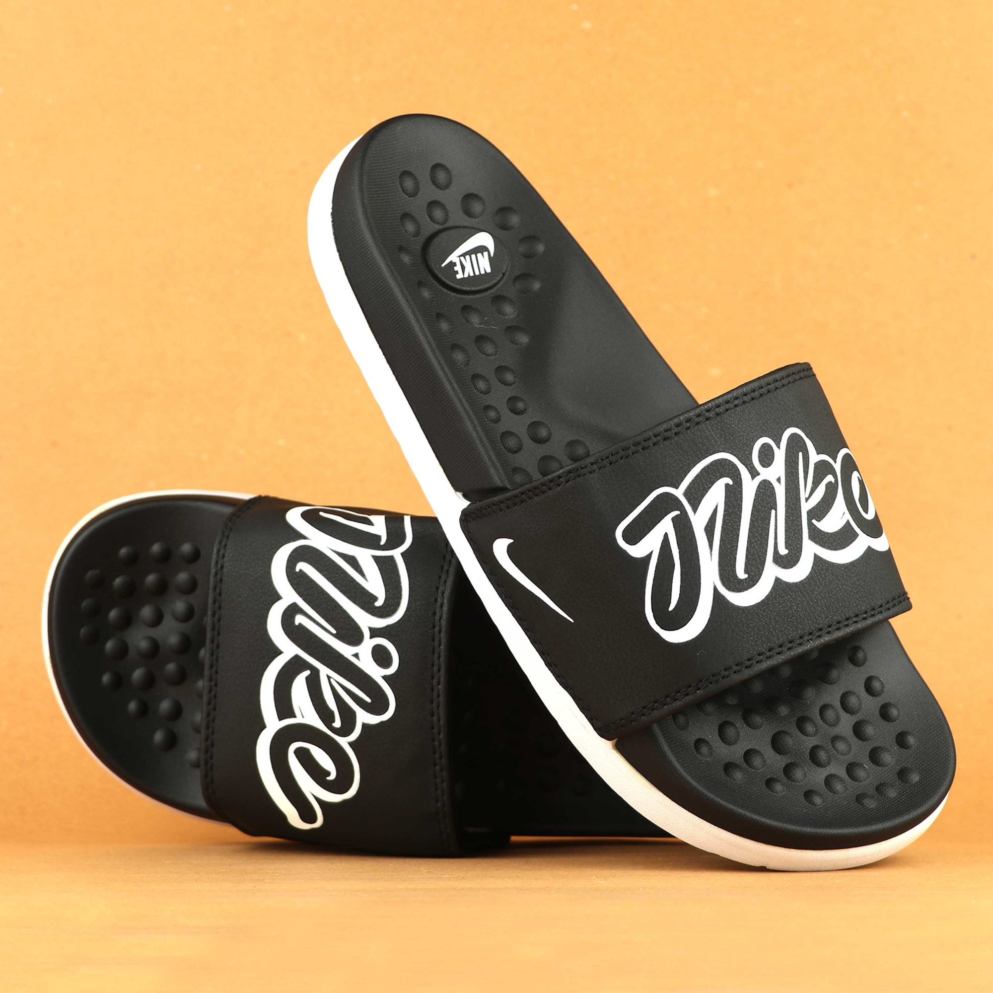 Picture of Premium Quality Slides for Men | N .i .k .e  |New Collection Slides for Boys slipper Room Slipper