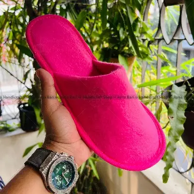 Picture of Room Slipper House Slipper for Men, Women Boys, Girls | Sandal Floor Shoe Wool Slipper