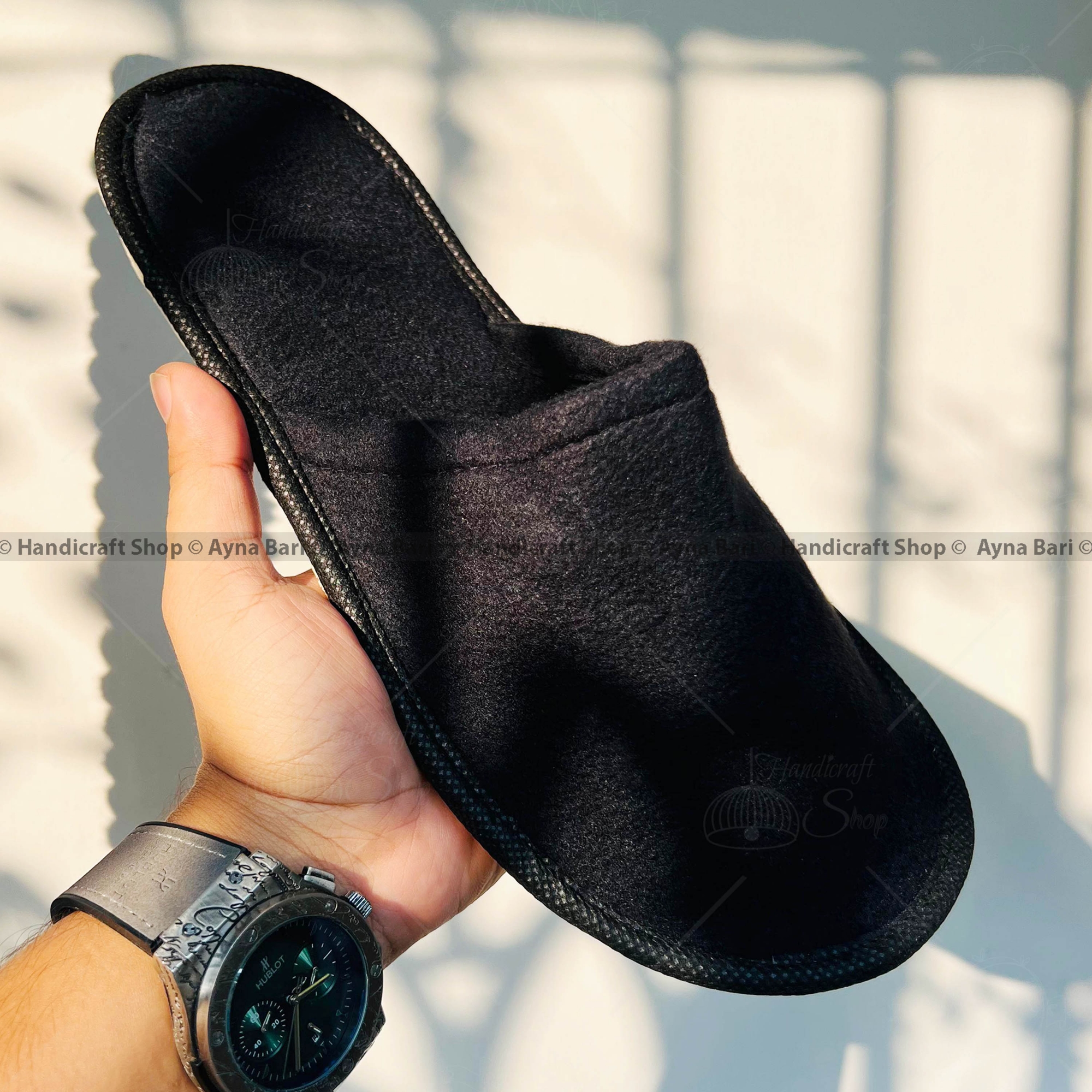 Picture of Room Slipper House Slipper for Men, Women Boys, Girls | Sandal Floor Shoe Wool Slipper
