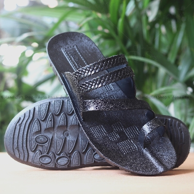Picture of Sandals for Men Casual Sandals Turag-131  comfortable shoe Panjabi's Sandal Chappal  Kolapuri  shoe Light weight Outdoor shoes Flip Flops Non-Slip Shoe for man Air Shoes Crosse belt sandal