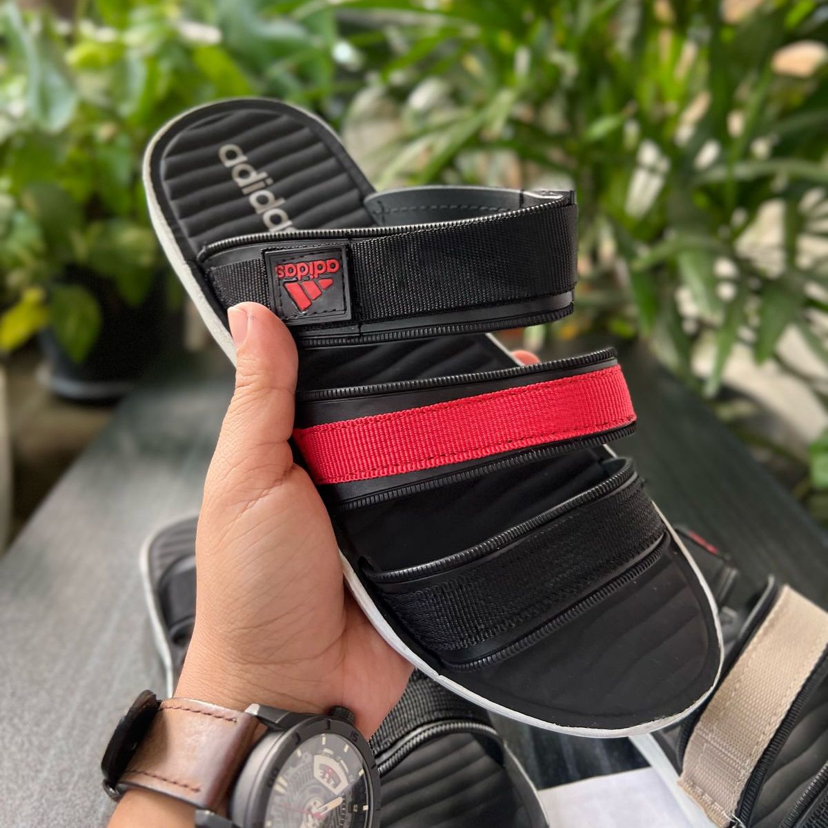 Picture of Sandals for Men Casual Beach Sandals M.K.R - P-57  comfortable shoe Light weight Outdoor shoes Flip Flops Non-Slip Shoe for man Air Shoes Crosse belt sandal