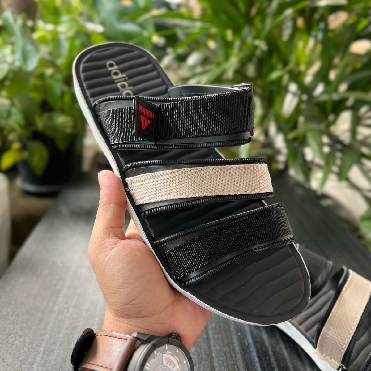 Picture of Sandals for Men Casual Beach Sandals M.K.R - P-57  comfortable shoe Light weight Outdoor shoes Flip Flops Non-Slip Shoe for man Air Shoes Crosse belt sandal