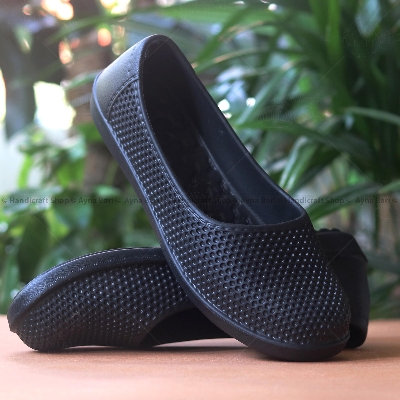 Picture of Pump shoe for women | Parly- 894  | Black Wedged peep toe sandal for girls Heel shoe for women shoe for girls