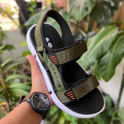 Picture of Gladiator Sandals for Men Dragon- Casual Beach Sandals shoe Light weight Outdoor shoes Flip Flops Non-Slip Shoe for man Shoes