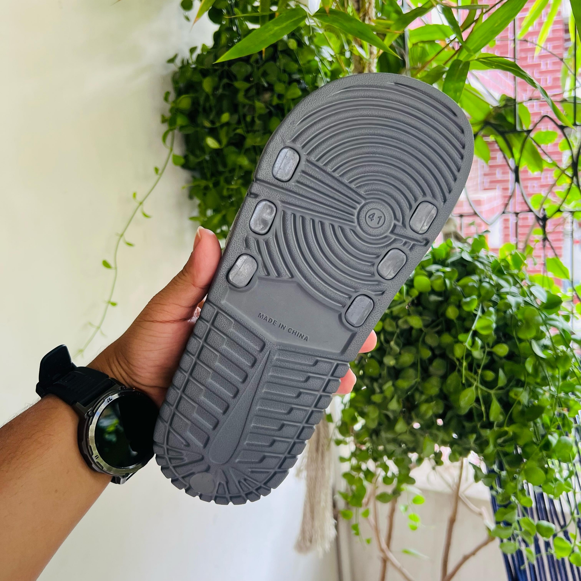 Picture of Slides for Boys Premium Quality Light Weight Daily use Basic Slides sandal for Men Waterproof She