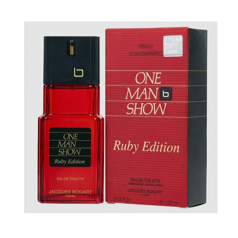 Picture of International France product Body perfume party scent Jacques bogart One man show Ruby edition perfume for male - 100 ml