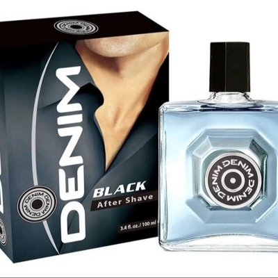 Picture of International UAE product Denim BLACK after shave used for male - 100 ml