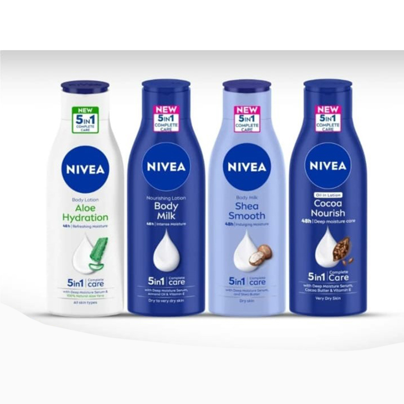Picture of International Indian product Nivea Nourishing Moisture Body Milk Body Lotion used for male/ female - 250 ml